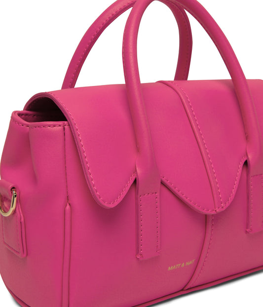 GABBY Vegan Satchel - Arbor | Color: Pink - variant::dragonfruit