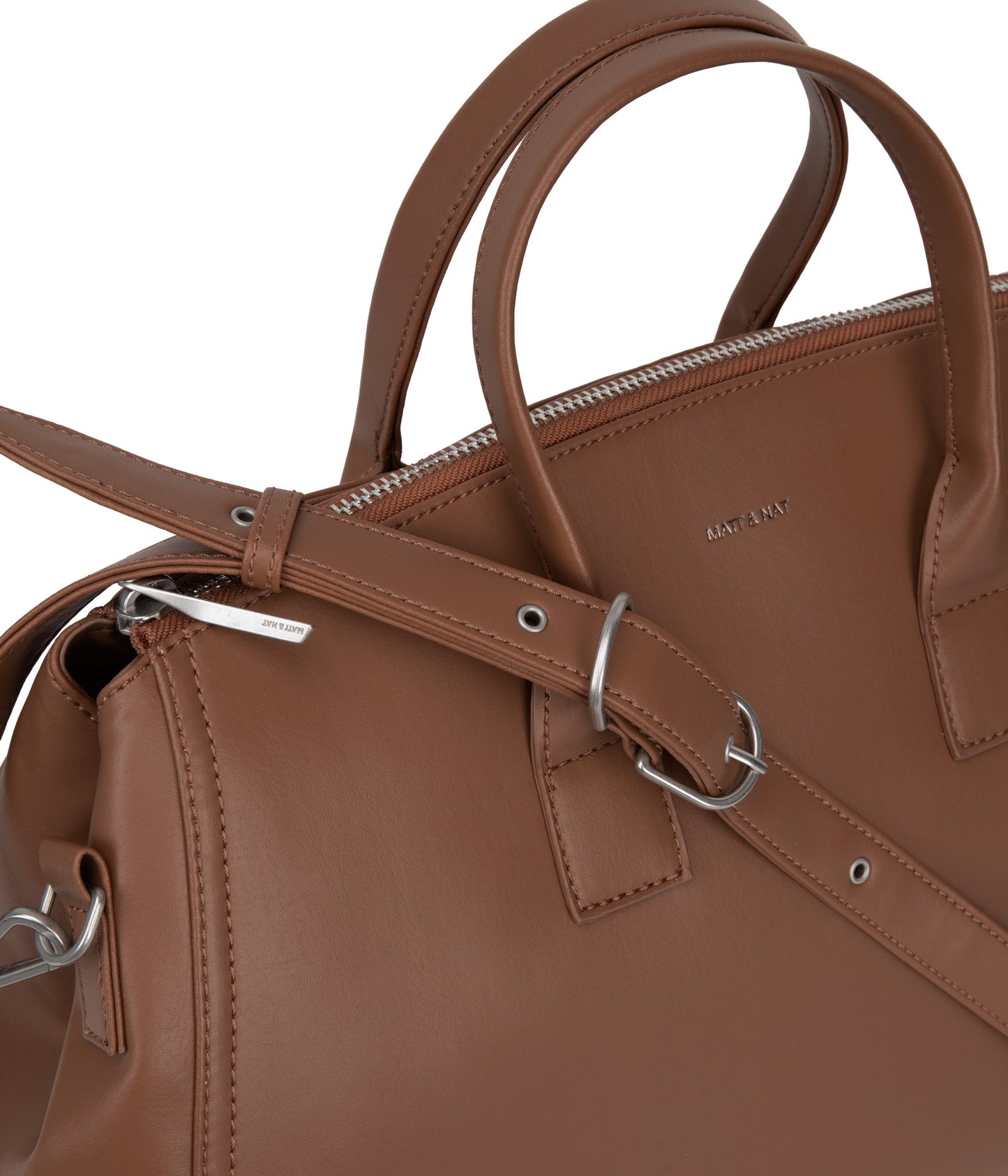 GIGI Vegan Weekender Bag - Arbor | Color: Brown - variant::pecan