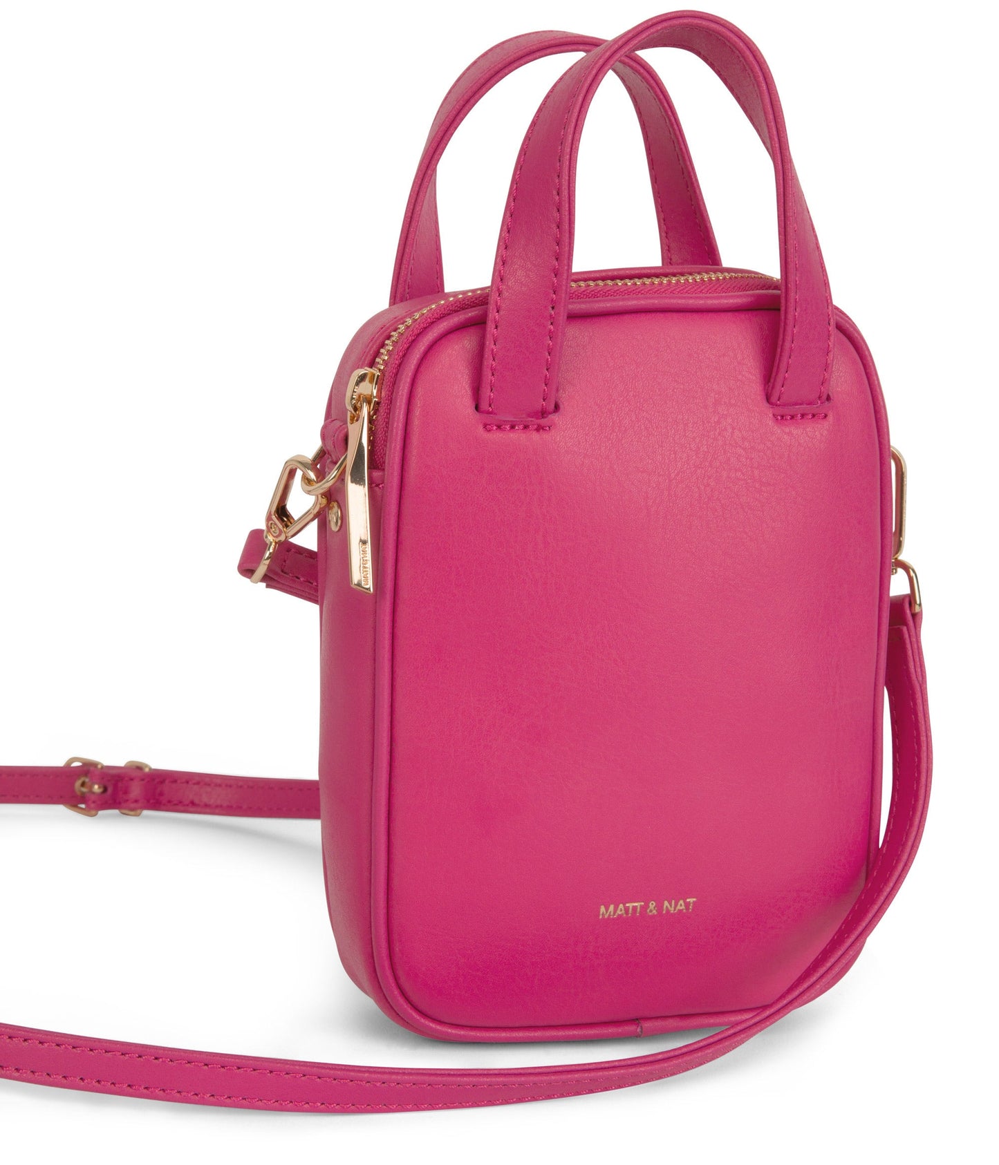 LEAP Vegan Crossbody Bag - Arbor | Color: Pink - variant::dragonfruit