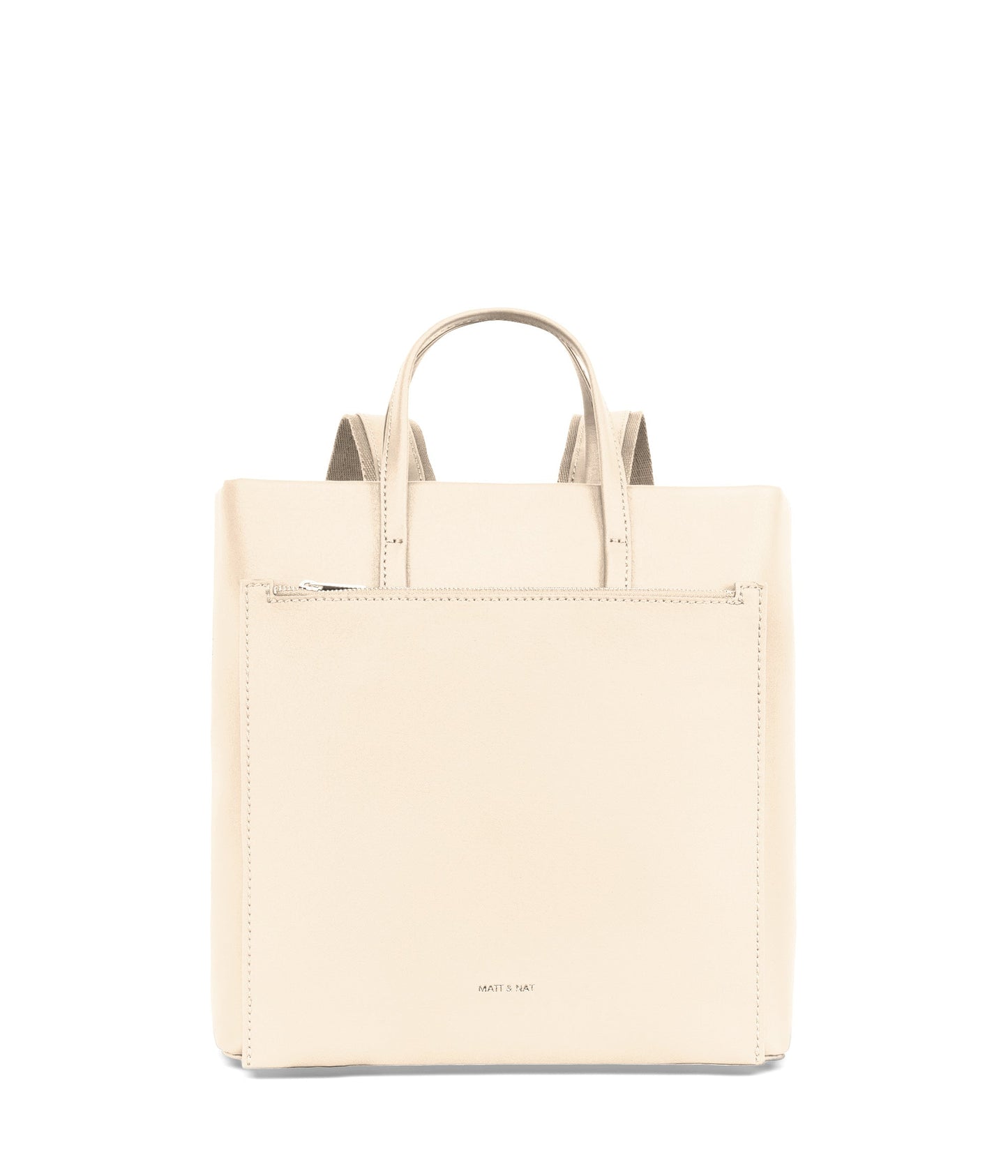 MILAN Vegan Backpack - Arbor | Color: White, Beige - variant::macadamia