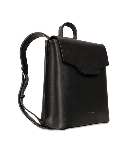 CHELLE Small Vegan Backpack - Arbor | Color: Black - variant::black