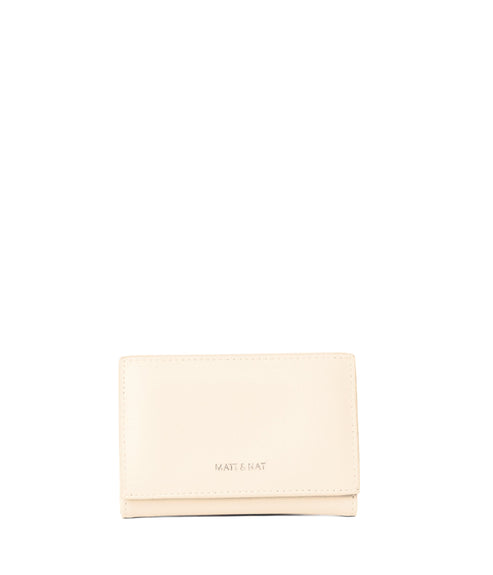 LIZ Vegan Folded Wallet - Arbor | Color: White, Beige - variant::macadamia