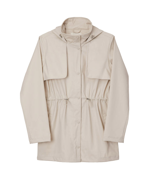 ALEXIS Women’s Rain Jacket | Color: White - variant::nude
