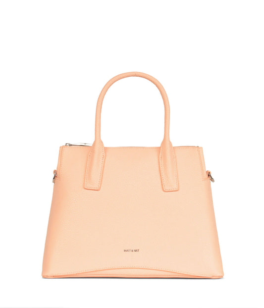 NEVADA Vegan Satchel - Purity | Color: Pink - variant::doll