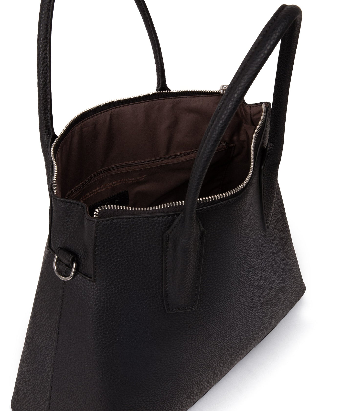 NEVADALG Vegan Satchel - Purity | Color: Black - variant::black