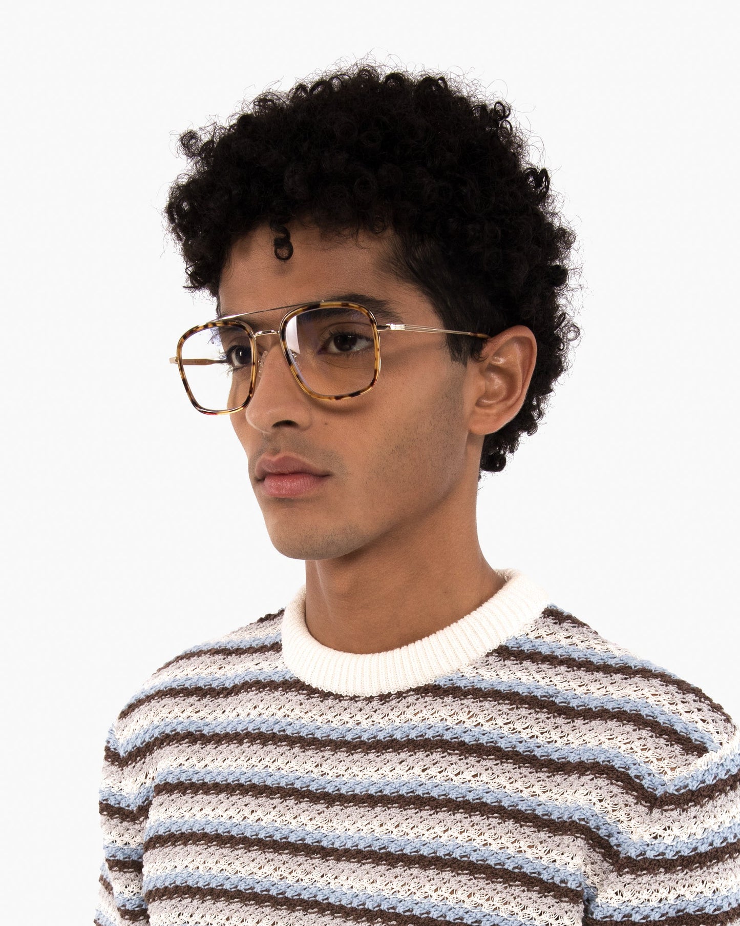 KAITO-3 Recycled Aviator Reading Glasses | Color: Black - variant::black