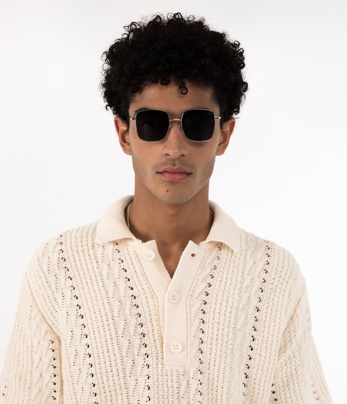 KAYASM Small Square Sunglasses | Color: Gold, Brown - variant::brown