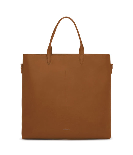 CURB Vegan Tote Bag - Vintage | Color: Brown - variant::chili
