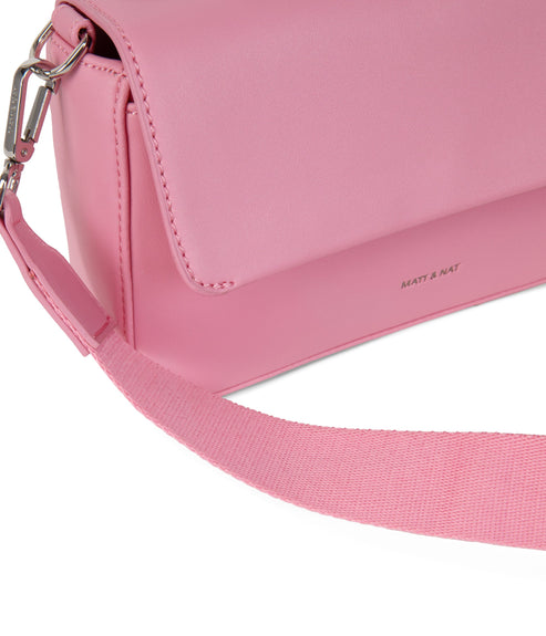 HEART Vegan Crossbody Bag - Sol | Color: Pink - variant::blush