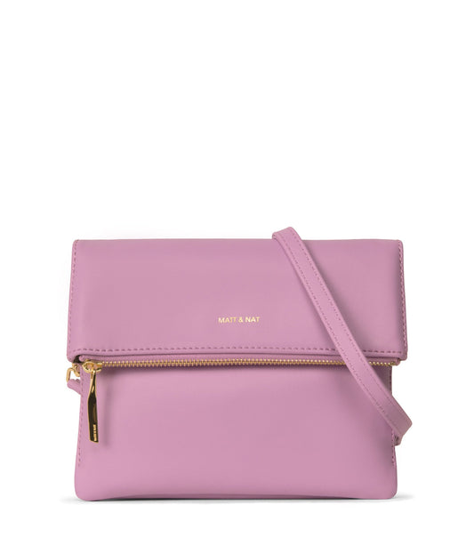 HILEY Vegan Crossbody Bag - Sol | Color: Purple - variant::petal