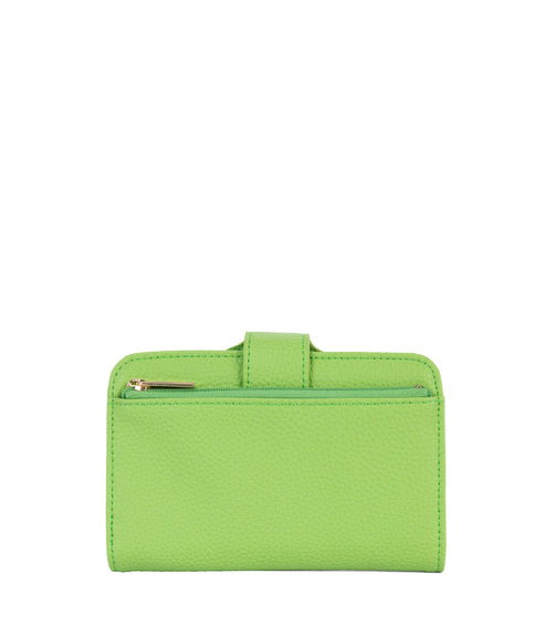 FLOATSM Small Vegan Wallet - Grain | Color: Green - variant::peppermint