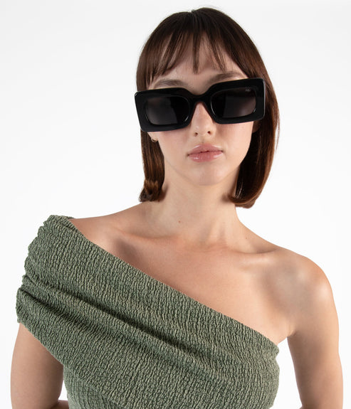 TITO Rectangle Sunglasses | Color: Green - variant::pine
