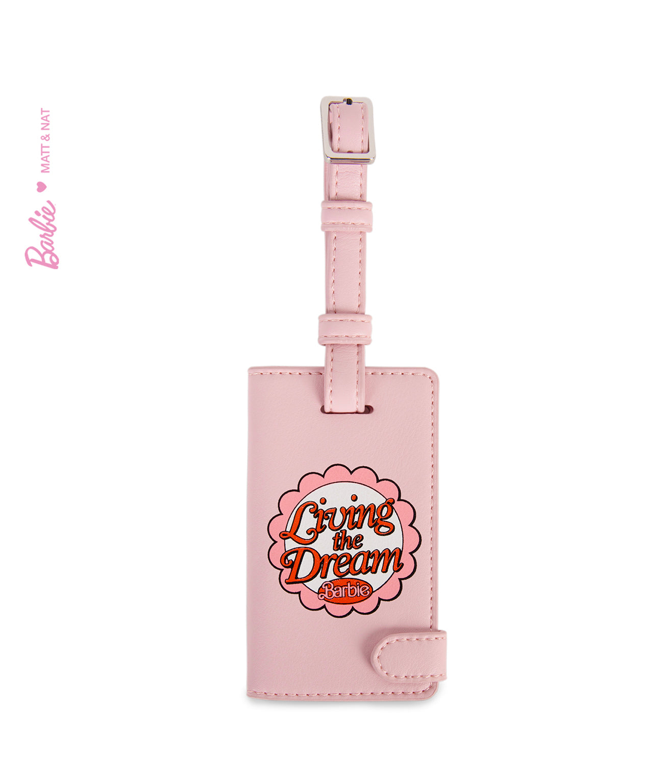 MAP Vegan Luggage Tag - BARBIE™ | Color: Pink Sky - variant::pinksky
