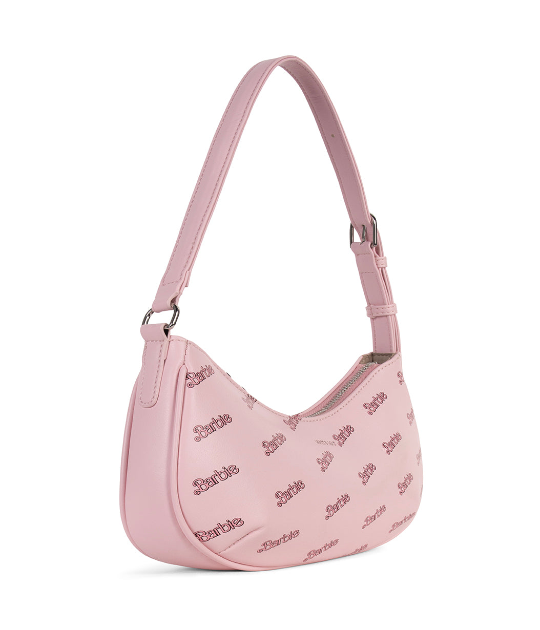 MARI Vegan Shoulder Bag - BARBIE™ | Color: Pink Sky - variant::pinksky