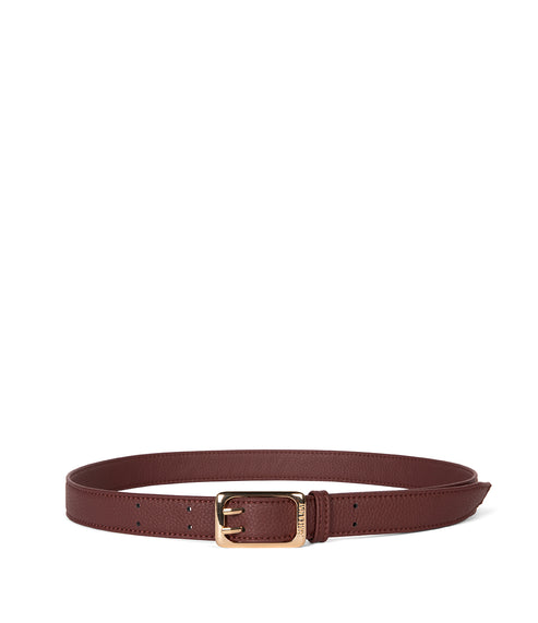 ZANA Vegan Leather Waist Belt - Purity | Color: Cherry - variant::cherry