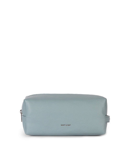 BLAIR Vegan Toiletry Case - Grain | Color: Aquamarine - variant::aquamarine