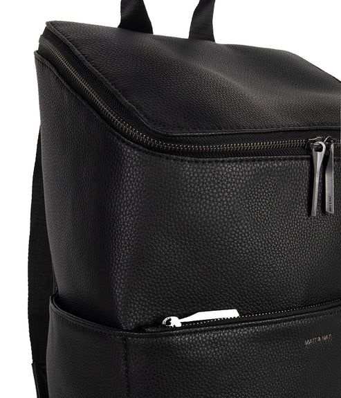 DEAN Vegan Backpack - Grain | Color: Black - variant::black