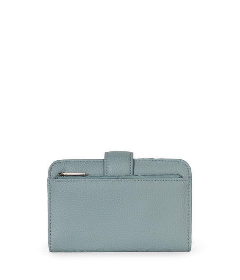 FLOATSM Small Vegan Wallet - Grain | Color: Aquamarine - variant::aquamarine
