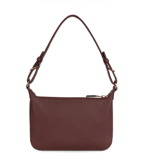 JINA Vegan Shoulder Bag – Grain | Color: Cherry - variant::cherry