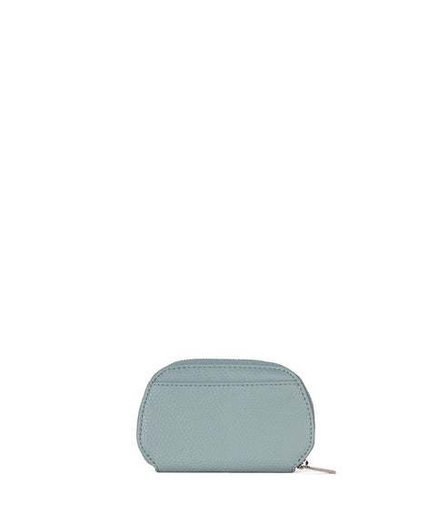 NADYA Vegan Card Holder – Grain | Color: Aquamarine - varian:: aquamarine