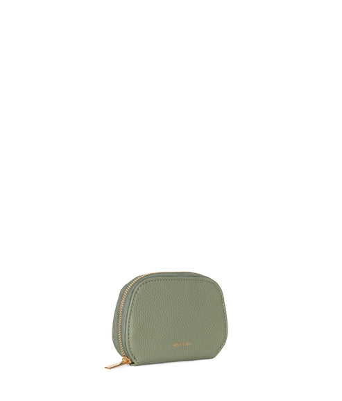 NADYA Vegan Card Holder – Grain | Color: Olivine - varian:: olivine