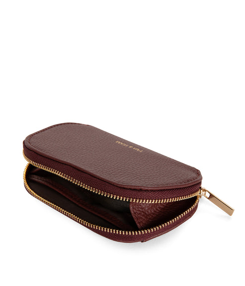 NADYA Vegan Card Holder – Grain | Color: Cherry - varian::cherry