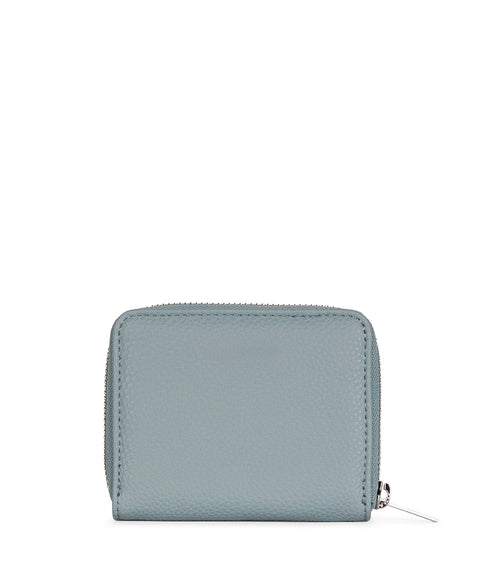 RUE Small Vegan Zip Wallet - Grain | Color: Aquamarine - variant::aquamarine