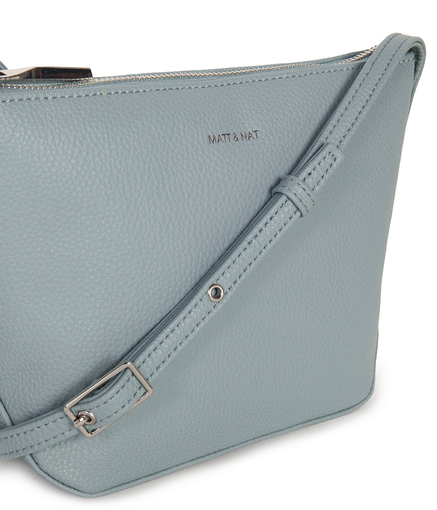 SAM Vegan Crossbody Bag - Grain | Color: Aquamarine - variant::aquamarine