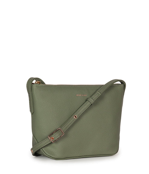 SAM Vegan Crossbody Bag - Grain | Color: Olivine - variant::olivine