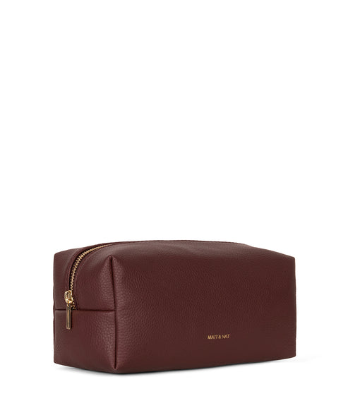 BLAIR Vegan Toiletry Case - Grain | Color: Cherry - variant::cherry