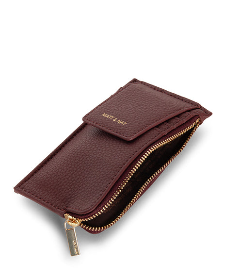 GRATZ Vegan Wallet - Grain | Color: Cherry - variant::cherry