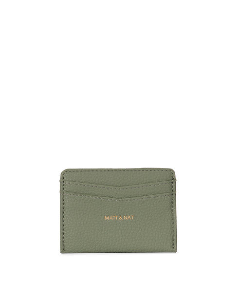 JUNYA Vegan Card Holder - Grain | Color: Olivine - variant::olivine