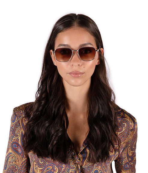 EDEN Metal Sunglasses | Color: Silver - variant::silver