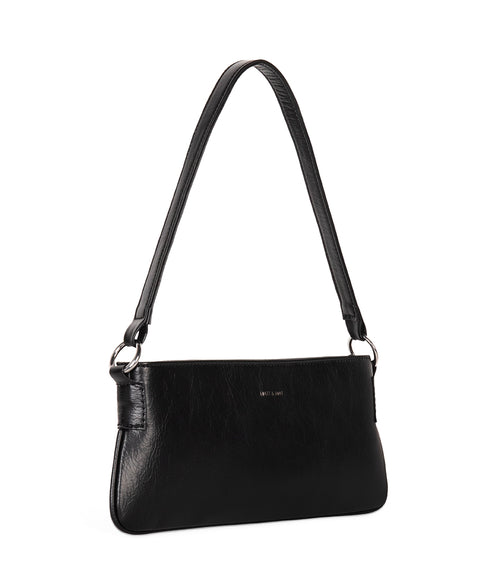 YVONNE Vegan Shoulder Bag - Theme | Color: Black - variant::black