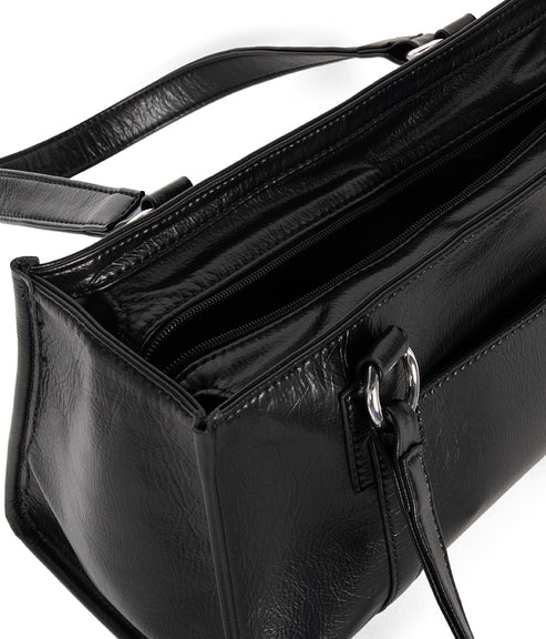 ZARIA Vegan Tote Satchel Bag - Theme | Color: Black - variant::black
