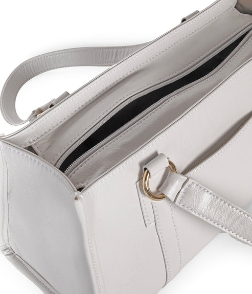 ZARIA Vegan Tote Satchel Bag - Theme | Color: Glaze - variant::glaze