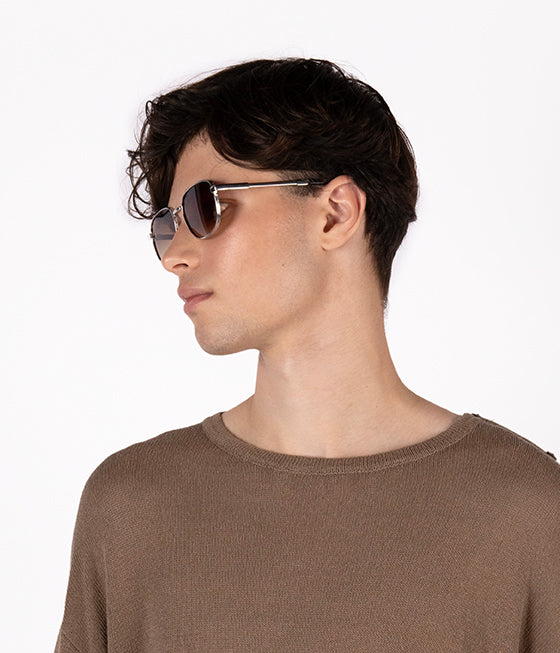 EDEN Metal Sunglasses | Color: Silver - variant::silver