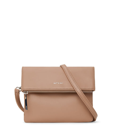 HILEY Vegan Crossbody Bag - Loom | Color: Tan - variant::cafe