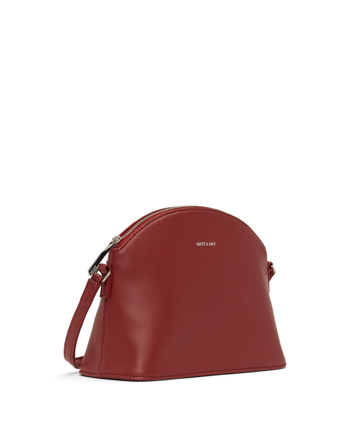 LEONA Vegan Crossbody Bag - Loom | Color: Red - variant::gala