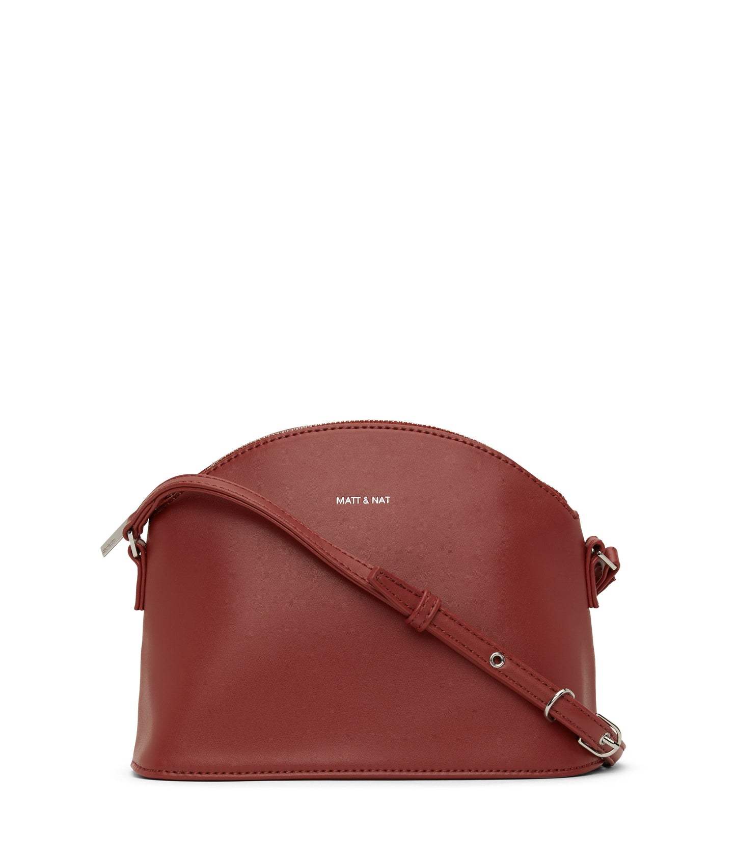 LEONA Vegan Crossbody Bag - Loom | Color: Red - variant::gala