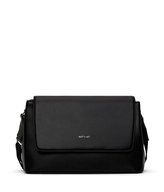 VIKA Vegan Crossbody Bag - Loom | Color: Black - variant::black