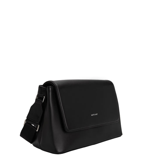 VIKA Vegan Crossbody Bag - Loom | Color: Black - variant::black