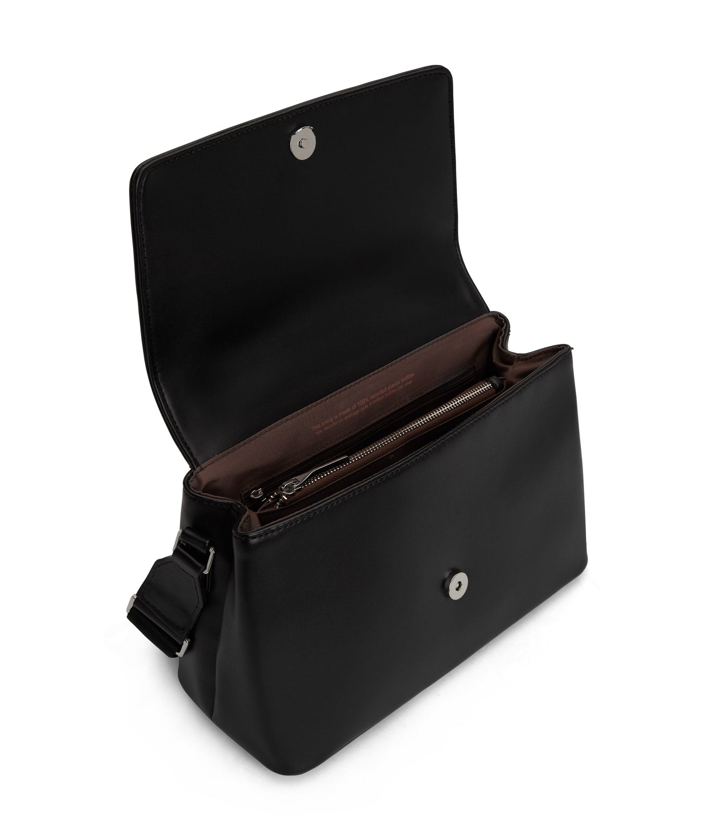 VIKA Vegan Crossbody Bag - Loom | Color: Black - variant::black