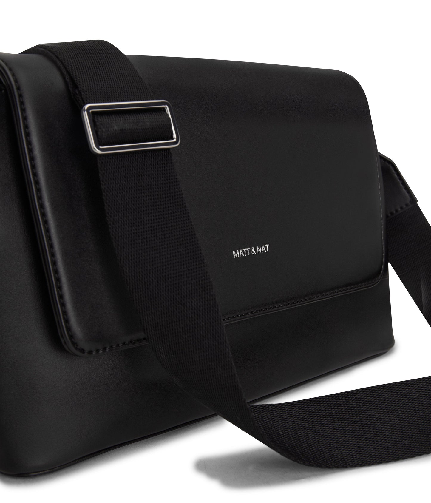 VIKA Vegan Crossbody Bag - Loom | Color: Black - variant::black