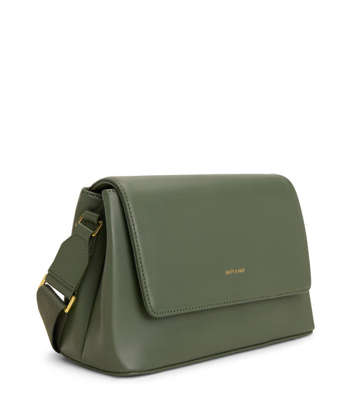 VIKA Vegan Crossbody Bag - Loom | Color: Green - variant::stem