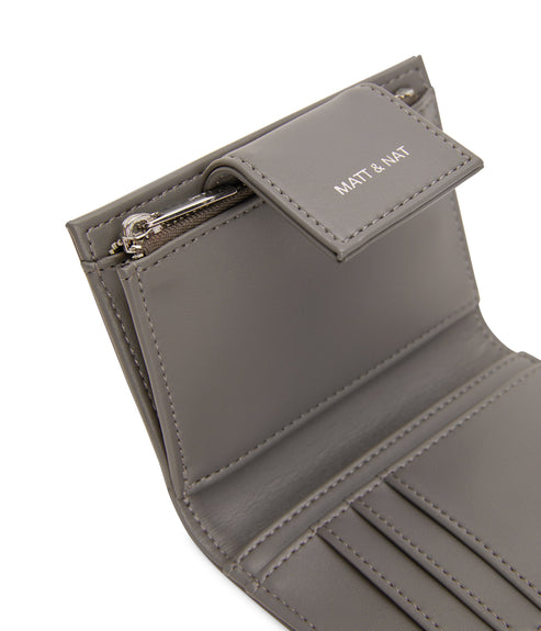 CRUISESM Small Vegan Wallet - Loom | Color: Grey - variant::essence