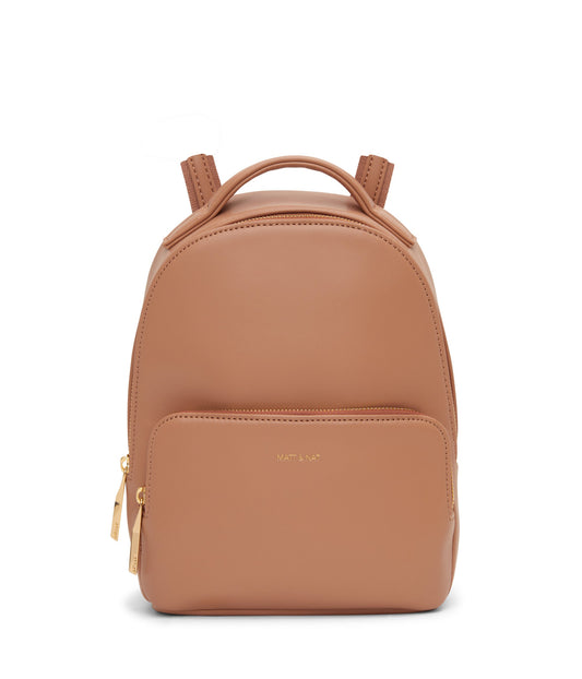 CAROSM Small Vegan Backpack - Loom | Color: Pink - variant::fondant