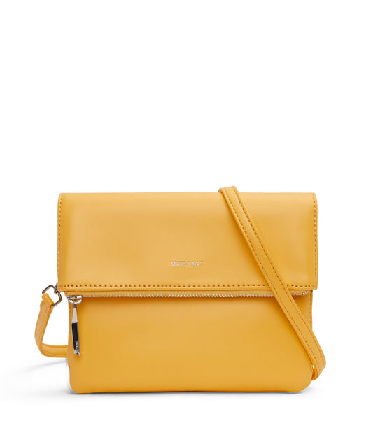 HILEY Vegan Crossbody Bag - Loom | Color: Yellow - variant::citrine