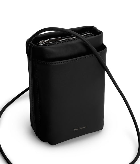 MILLE Vegan Crossbody Bag - Loom | Color: Black - variant::black