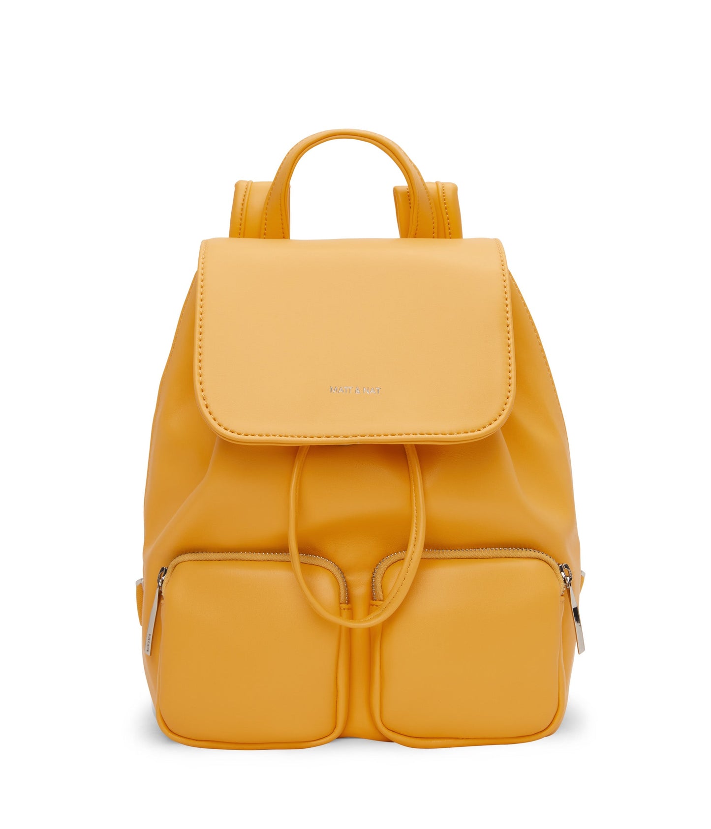 TATUM Vegan Backpack - Loom | Color: Yellow - variant::citrine